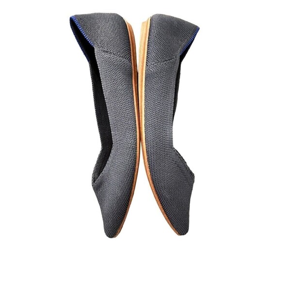 Rothy’s Gray Ballet Flat Point Toe Women's The Point Size 5 - Picture 6 of 9